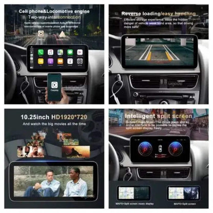 Car Craft A4 Android Player DVD Compatible with Audi A4 Android Player DVD A4 2009-2016 8 Core 4+64gb with 4g Ngt4.5 10.25inch HIGH Model CC-1148