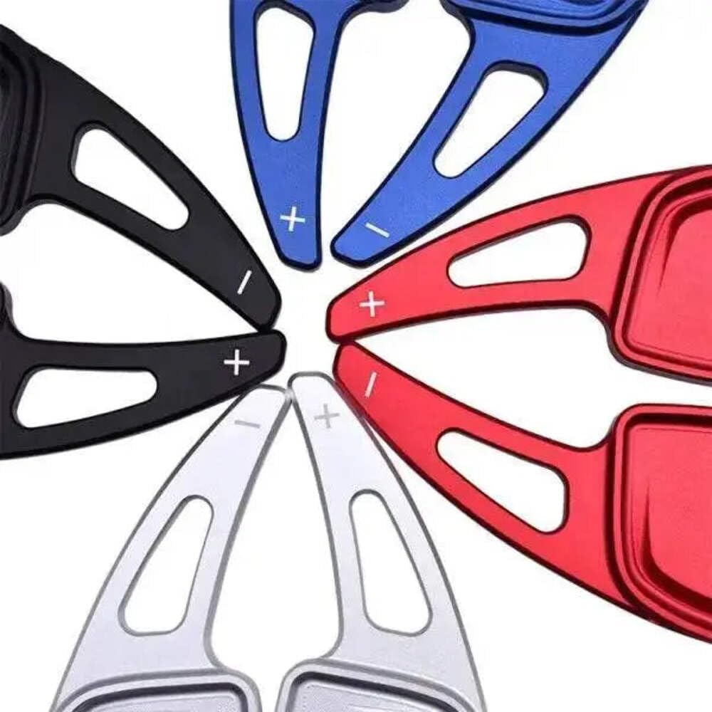 CAR CRAFT Paddle Shifter Compatible with Audi A3l 2021-2022 A4l 2020-2022 A5 2021-2022 A6l 2019-2022 A7 2019-2022 S4 2020-2022 Paddle Shifter Red Btbp-027 CC-2135