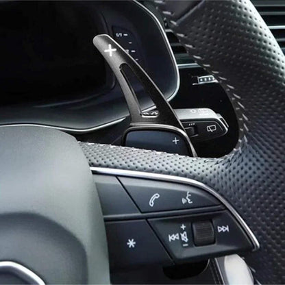 CAR CRAFT Compatible with Audi A3 S3 2017-2019 A4 2017-2019 A5 S5 2017-2019 A8 2018 Q5 2018 R8 2018 Q7 2016 2019 Tt 2015-2019 Paddle Shifter Red Btbp-011 CC-6304