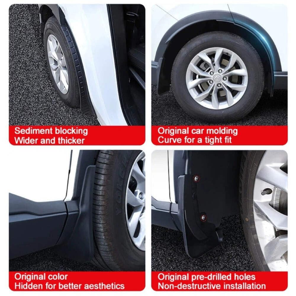 Car Craft Compatible With Bmw 7 Series L7 1996 Car Tyre Mudflaps Mud Flap Mud Guard Fender Splash Guard Ty-bm1014 CC-7585