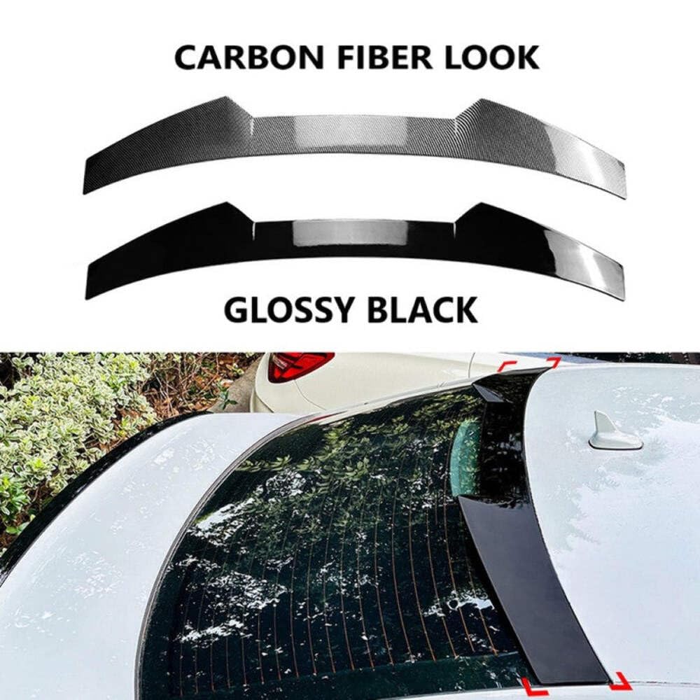 Car Craft Compatible With Audi Audi A3 8v Sedan 2014-2020 Rear Roof Boot Trunk Wing Lip Spoiler Carbon Fiber Look Zst-787 Cf CC-6209