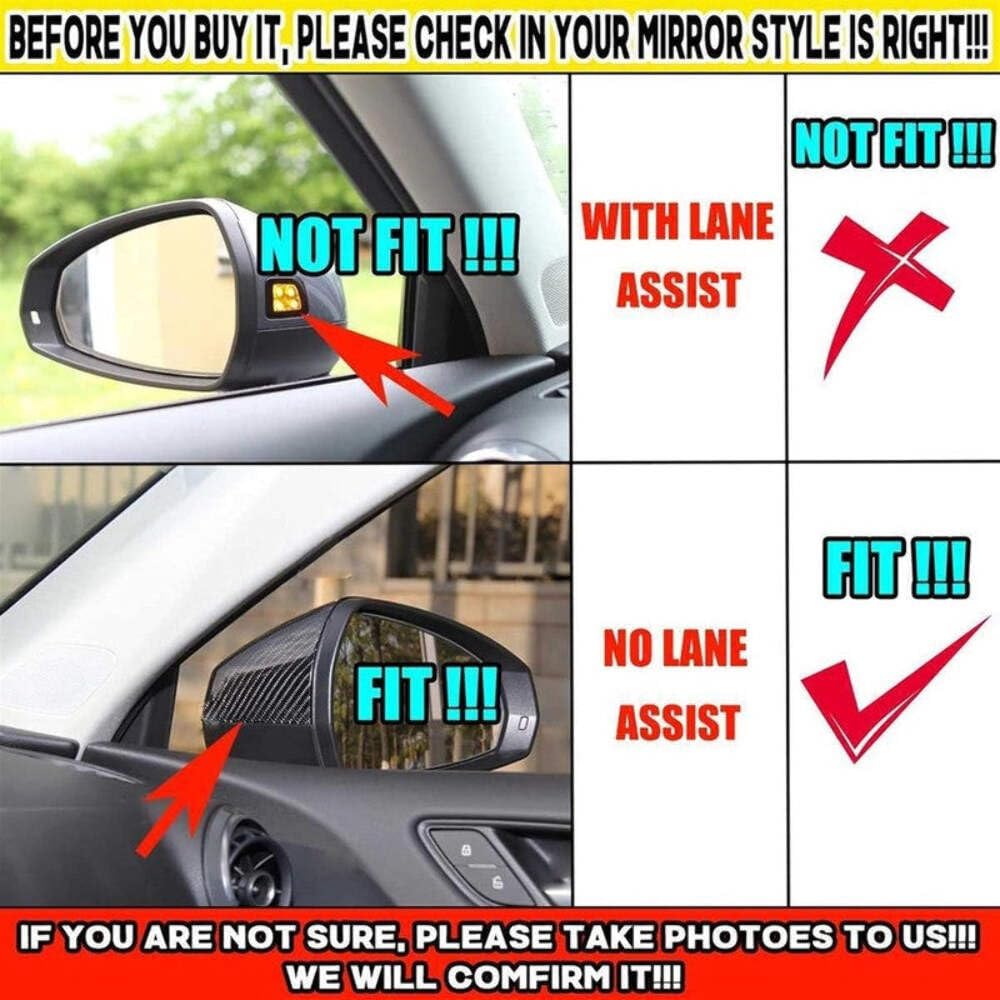 Car Craft Compatible With Audi A3 8v S3 Rs3 2014-2020 Side Rear View Case Door Wing Cap Shell Housing Mirror Covers Glossy Black CC-5967