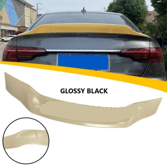 Car Craft Compatible with Audi A4 B9 2017-2022 Trunk Spoiler R Glossy Black AR-ADI-038 CC-2367