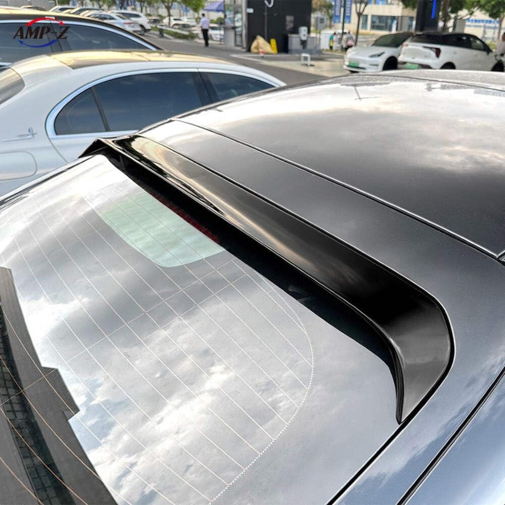 Car Craft Compatible With Mercedes Benz Glc Coupe C254 W254 X254 2023 + Rear Roof Boot Trunk Wing Lip Spoiler Carbon Fiber Look Zst-863 Cf CC-6185