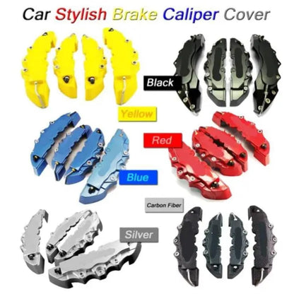Car Craft Break Cover Caliper Cover Silver Small CC-1116