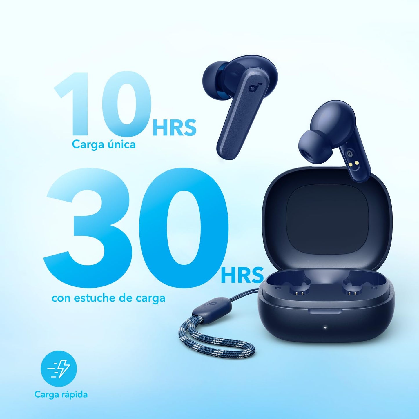 Soundcore by Anker P30i Audífonos Inalámbricos - Azul