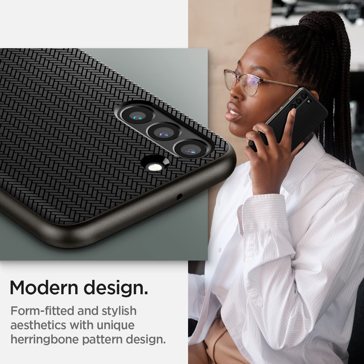 Spigen Neo Hybrid Designed for Galaxy S22 Case (2022) - Gunmetal