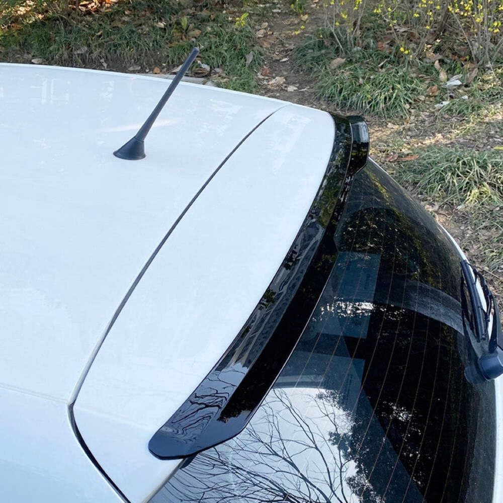 Car Craft Compatible With Volkswagen Polo Mk5 6r 6c 2009-2024 Rear Trunk Boot Roof Wing Lip Spoiler Splitter Skirts Max Style Zst Carbon Fiber Look CC-7154