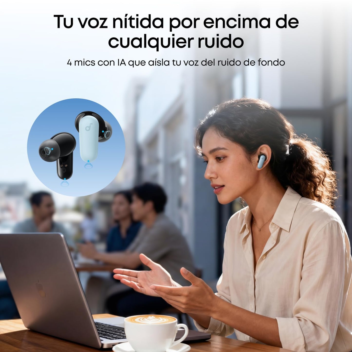 Soundcore by Anker P30i Audífonos Inalámbricos - Azul