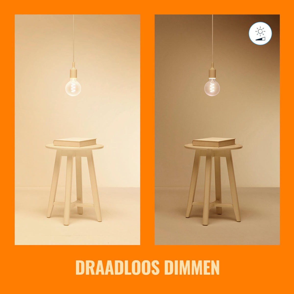 WiZ E27 Filament Lamp Globe - Colored and White Light - Smart LED Lighting - 40W - Transparent - Wi-Fi
