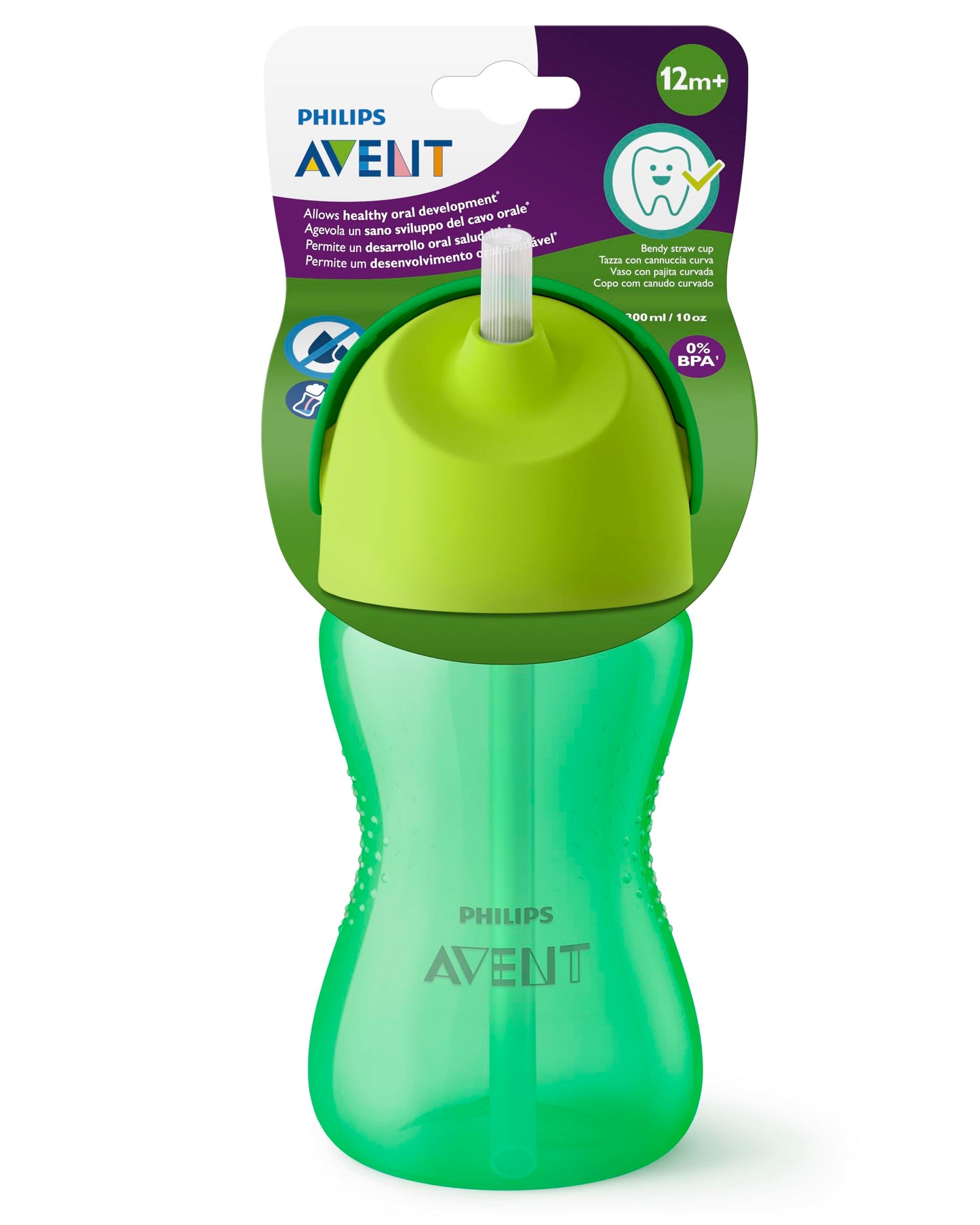 Philips Avent Sippy Cup dla niemowląt i małych dzieci, wolny od BPA, 200 ml, czerwono-niebieski (model SCF796/01)