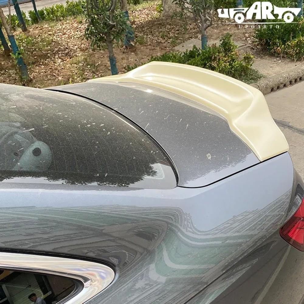 Car Craft Compatible with Audi A4 B9 2017-2022 Trunk Spoiler R Glossy Black AR-ADI-038 CC-2367