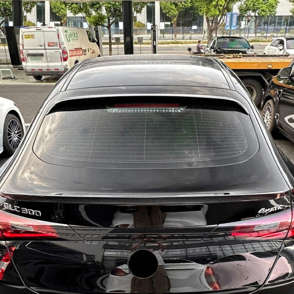 Car Craft Compatible With Mercedes Benz Glc Coupe C254 W254 X254 2023 + Rear Roof Boot Trunk Wing Lip Spoiler Glossy Black Zst-863 Gb CC-6184