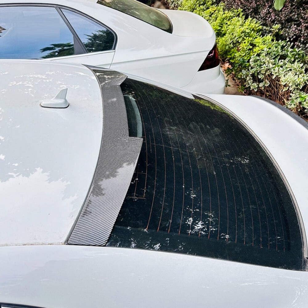 Car Craft Compatible With Audi Audi A3 8v Sedan 2014-2020 Rear Roof Boot Trunk Wing Lip Spoiler Carbon Fiber Look Zst-787 Cf CC-6209