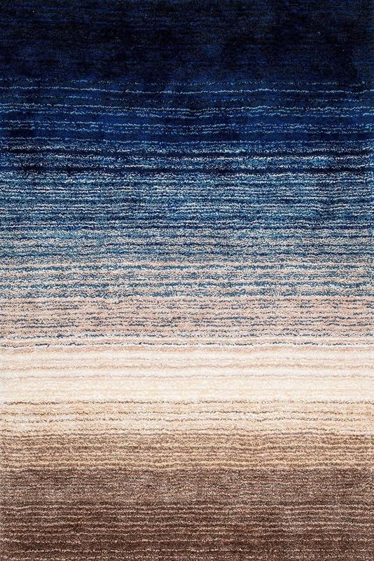 AZAN RUGS Premium Shaggy Collection Non-Shedding Living Room Bedroom Entryway Plush 2-inch Thick Area (Size:- 2x6 feet)