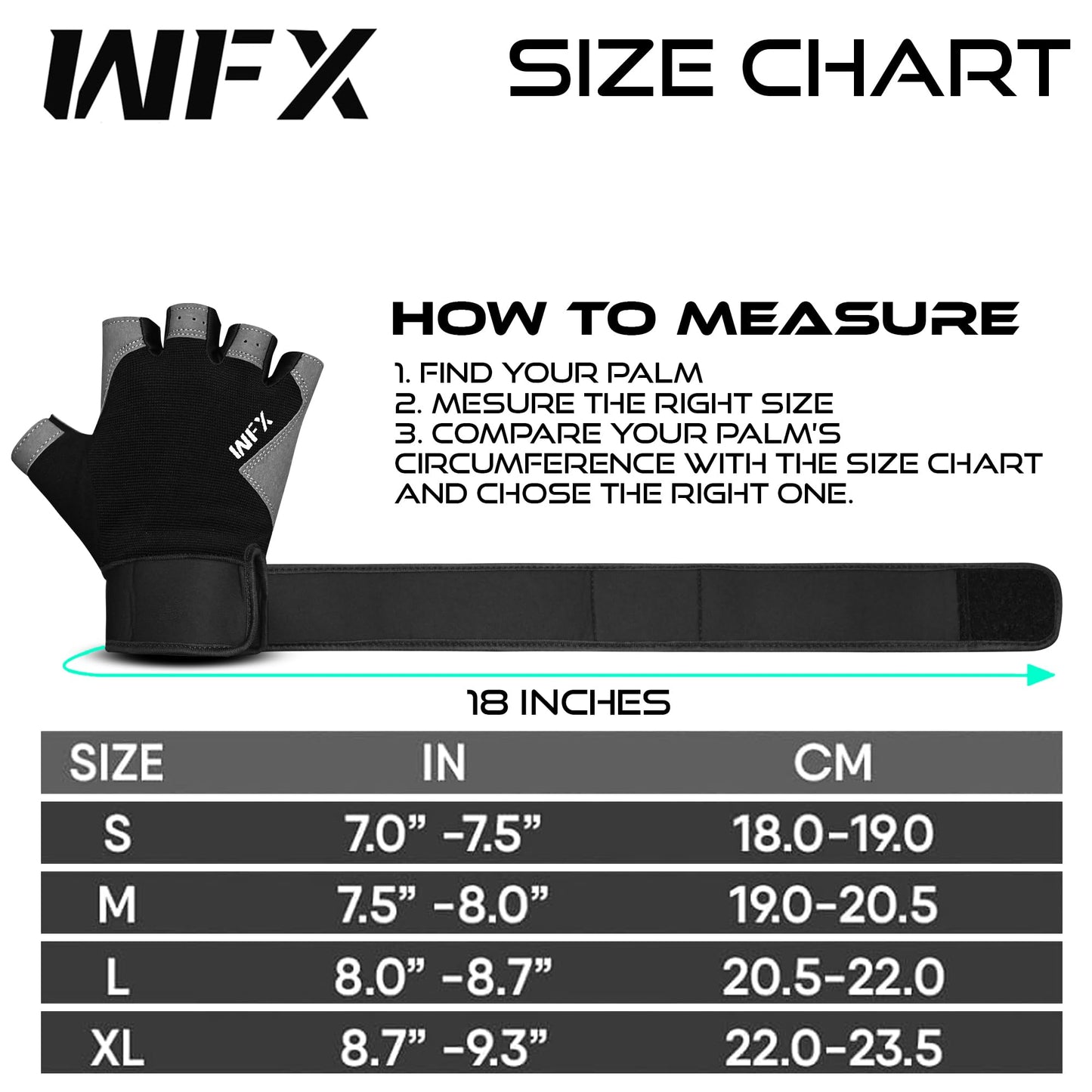 WESTWOOD FOX Guantes de Gimnasio para Entrenamiento físico, Antideslizantes, con absorción de Impactos, para Levantamiento de Pesas,sin Dedos, Ciclismo y Ejercicio. (Sin Pulsera, S)