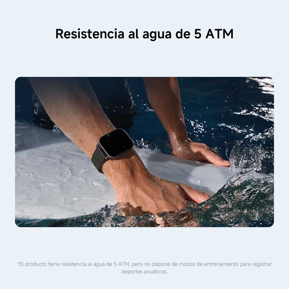 XIAOMI Redmi Watch 5 Active, iOS & Android, 5ATM, Negro