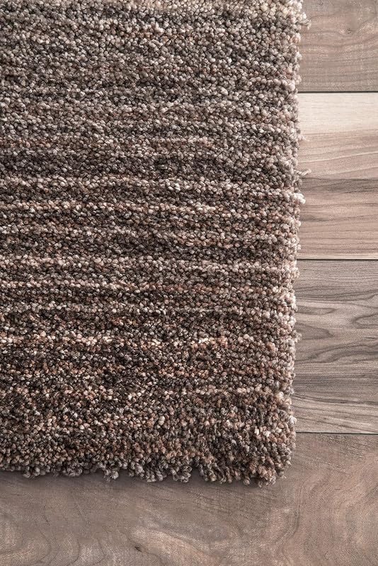 AZAN RUGS Premium Shaggy Collection Non-Shedding Living Room Bedroom Entryway Plush 2-inch Thick Area (Size:- 2x6 feet)