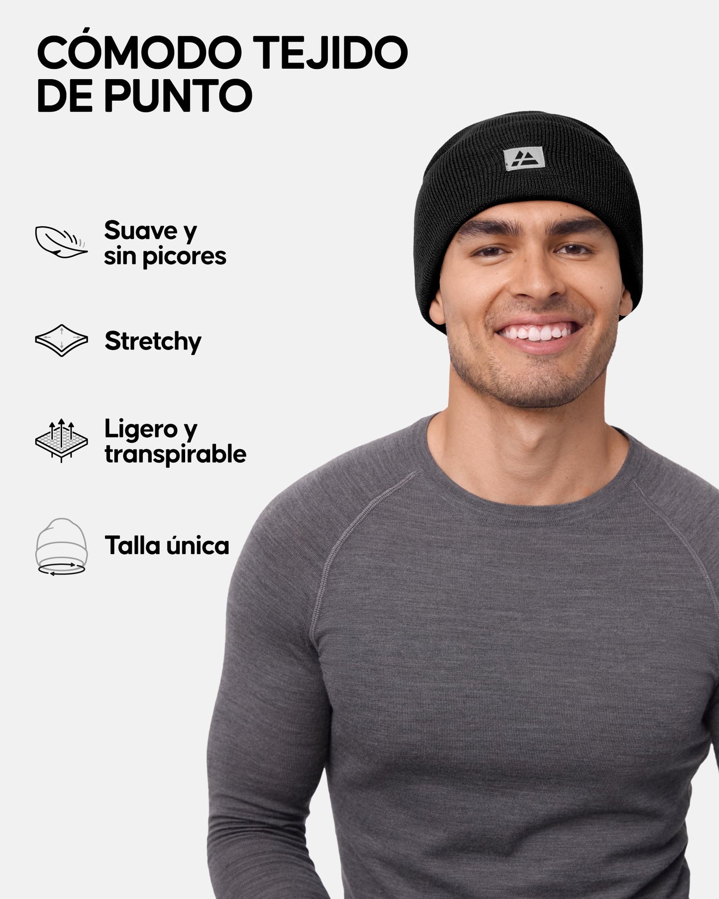 DANISH ENDURANCE Gorro de Punto Estilo Beanie, Mostaza, Talla única