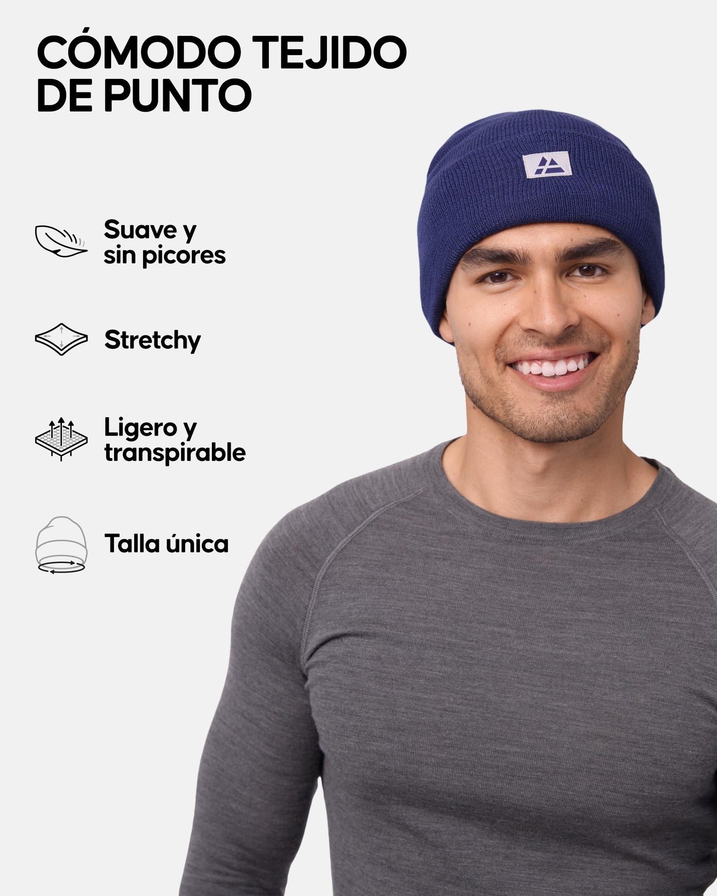 DANISH ENDURANCE Gorro de Punto Estilo Beanie, Mostaza, Talla única