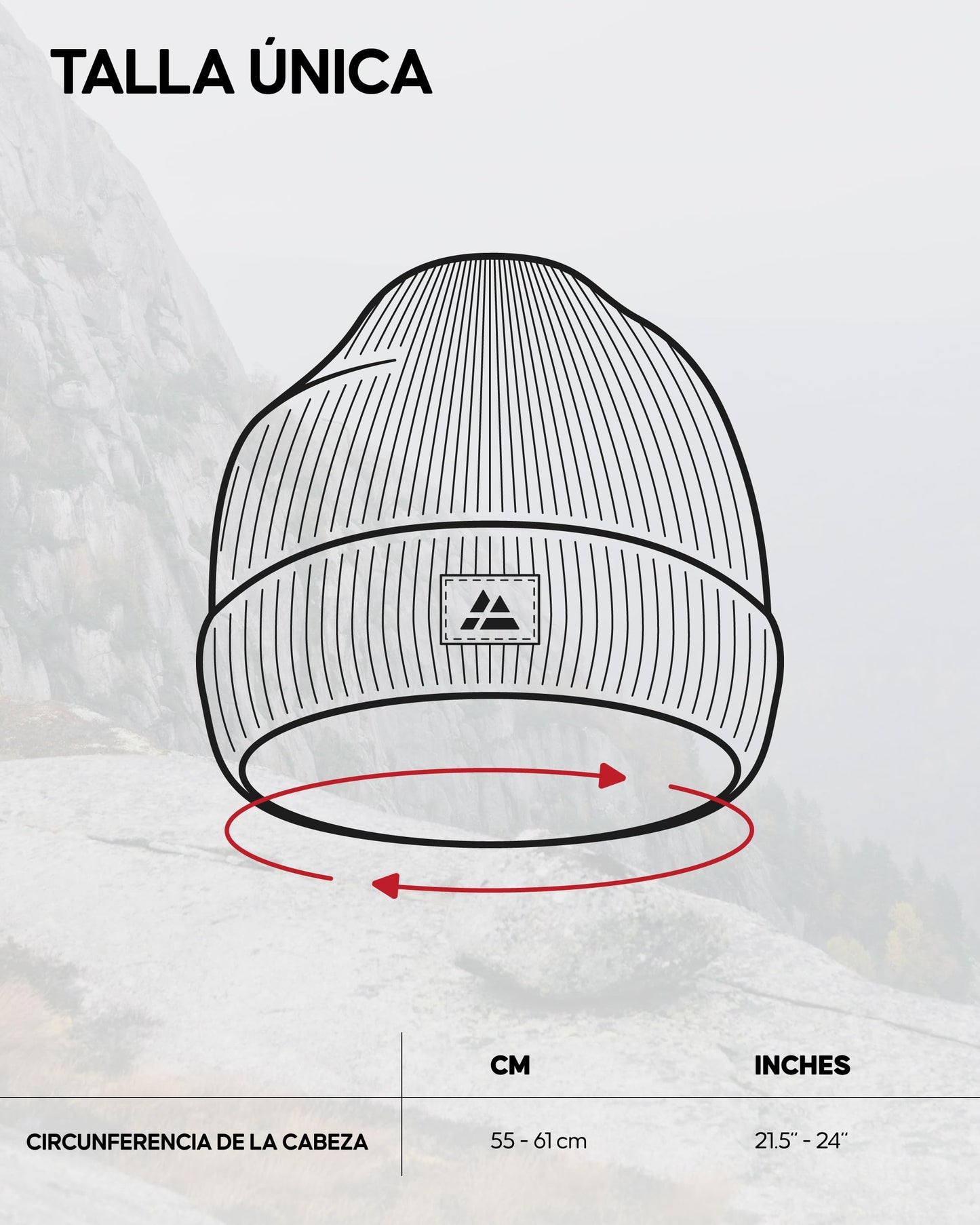 DANISH ENDURANCE Gorro de Punto Estilo Beanie, Mostaza, Talla única