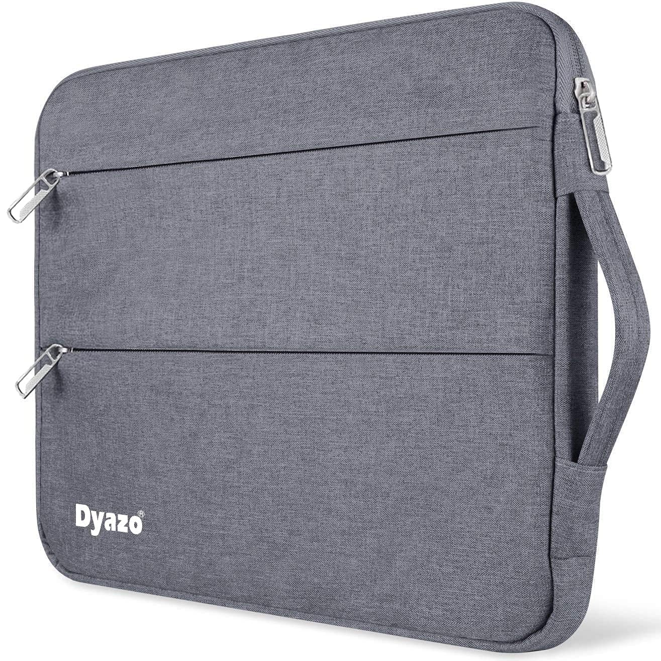 Dyazo 14.1 Inch Laptop Sleeve Case Cover With Handle And Two Front Pocket (Grey)