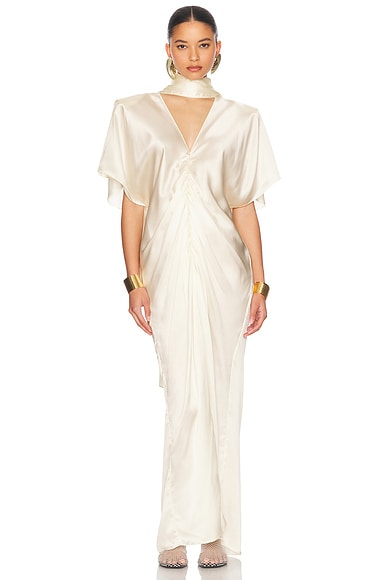 The Demeter Dress in Silk Lyocell