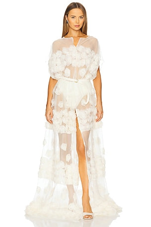 Super OS Sleeveless BF Flared Gown