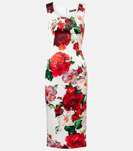 Floral midi dress