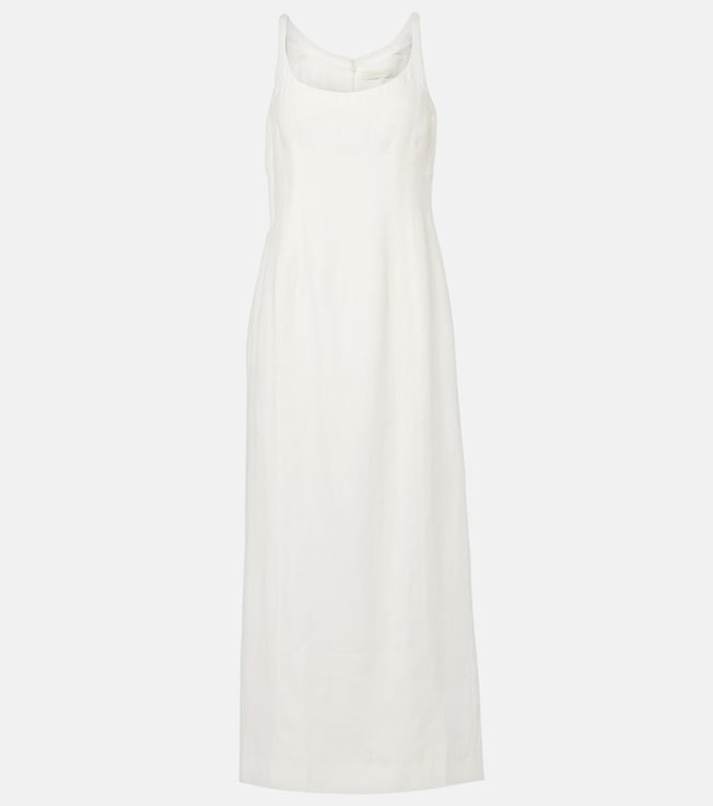 Gigi linen midi dress