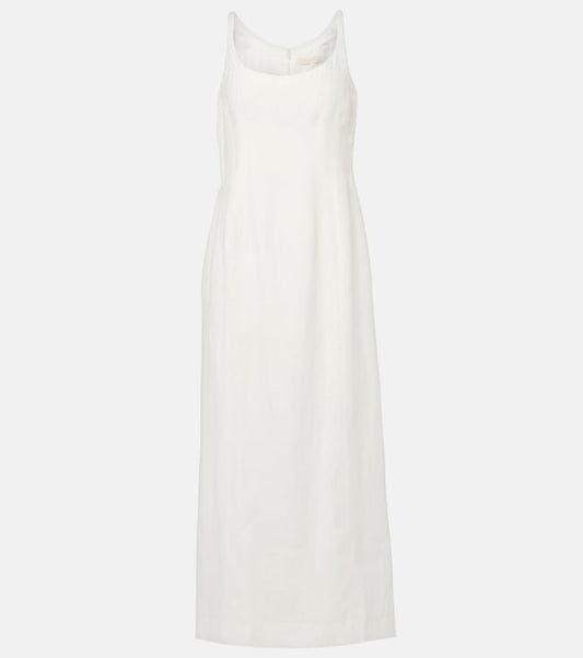 Gigi linen midi dress