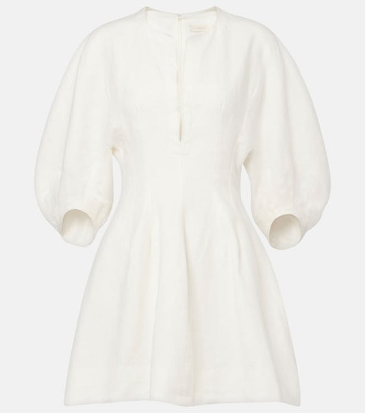 Soleil linen minidress