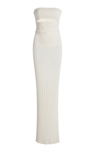 Cutout Knit Maxi Dress