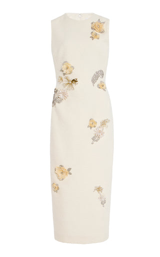 Embellished Tweed Cocktail Dress