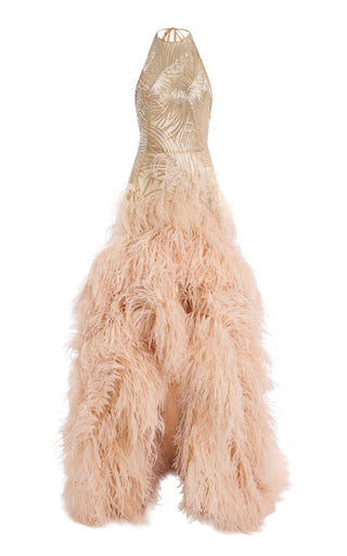 Feathered Gown