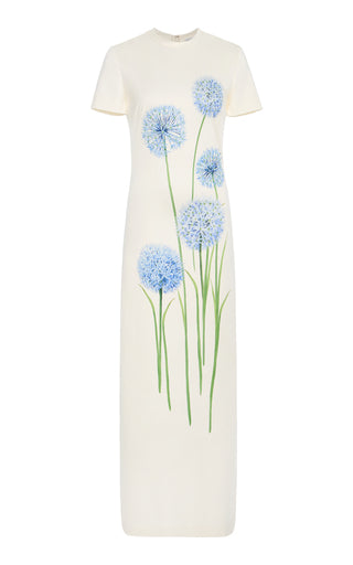 Allium-Printed Maxi Dress