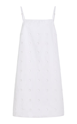 Peggy Embroidered Mini Dress