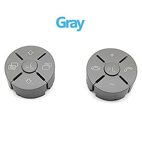 Car Craft Gl Steeering Wheel Button Compatible With Mercedes Gl Steering Wheel Button Ml W164 2008-2012 Gl W164 2008-2012 R Class W251 2010-2017 Cls W219 2007-2012 Slk W171 2009-2012 Sls W230 Gray