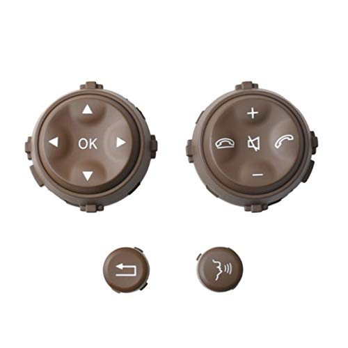 Car Craft S Class Steering Wheel Button Compatible With Mercedes S Class Steering Wheel Button S Class W221 2006-2009 Brown