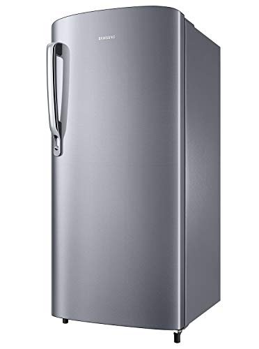 Samsung 192 L 2 Star Direct Cool Single Door Refrigerator (RR19A241BGS/NL, Grey Silver)