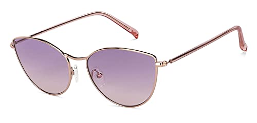 John Jacobs | Golden Purple Cat-Eye | UV Protected Sunglasses | For Women | Medium | Jj S13898-Pack Of 1