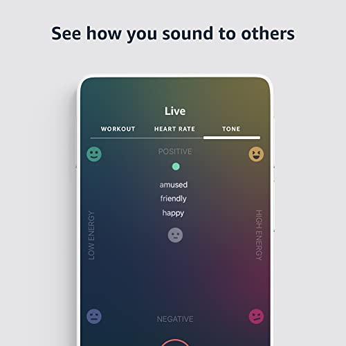 Amazon Halo Band - Large – Measure how you move, sleep, and sound – Designed with privacy in mind - Winter + Silver