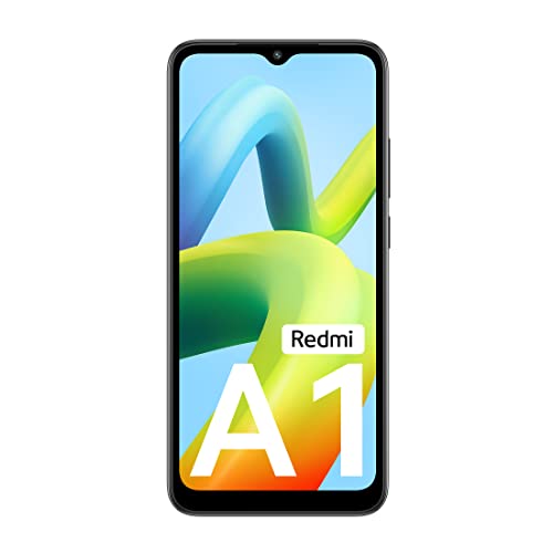 Redmi A1 (Black, 2GB RAM, 32GB Storage) | Segment Best AI Dual Cam | 5000mAh Battery | Leather Texture Design | Android 12