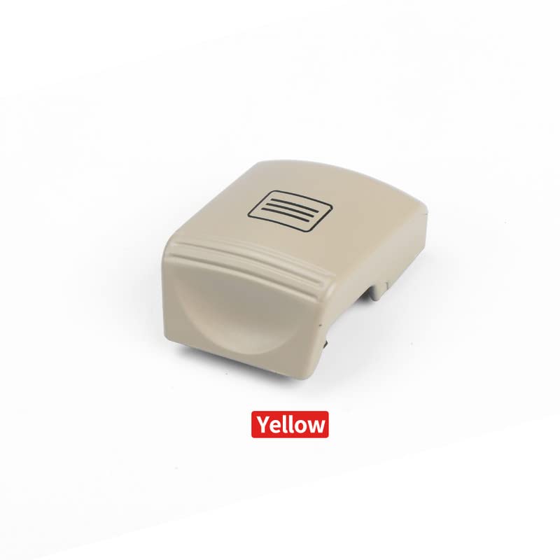 Car Craft C Class Sunroof Button Sunroof Switch Cover Compatible With Mercedes C Class Sunroof Button Sunroof Swith C Class W204 2007-2014 Yelloew