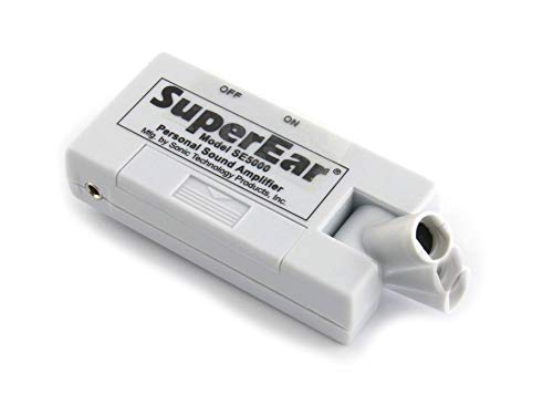 SuperEar Personal Sound Amplifier Model SE5000 Increases Ambient Sound Gain 50dB