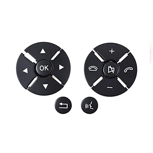 Car Craft S Class Steering Wheel Button Compatible With Mercedes S Class Steering Wheel Button S Class W221 2010-2013 Black Lci