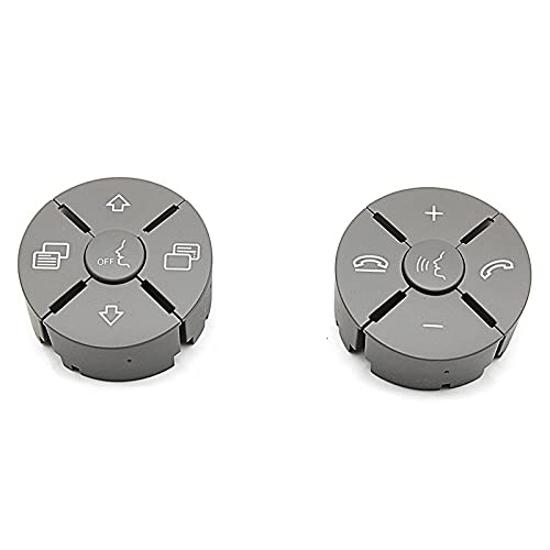 Car Craft Gl Steeering Wheel Button Compatible With Mercedes Gl Steering Wheel Button Ml W164 2008-2012 Gl W164 2008-2012 R Class W251 2010-2017 Cls W219 2007-2012 Slk W171 2009-2012 Sls W230 Gray