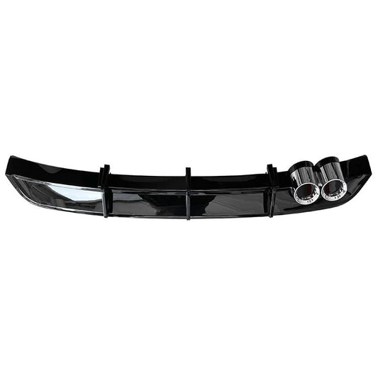 Car Craft Polo After Lip Rear Lip Diffuser Compatible with Volkwagen Polo After Lip Rear Lip Diffuser Polo 2014-2022 Glossy Black