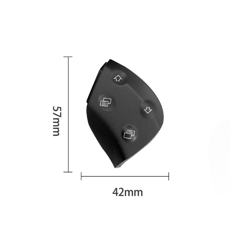 Car Craft C Class Steering Button Compatible With Mercedes C Class Steering Button C Class W203 2000-2007 Black