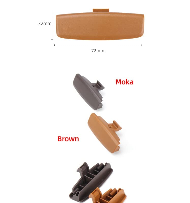 Car Craft 5 Series Glove Box Handle Lock Compatible with BMW 5 Series Glove Box Handle Lock 5 Series G30 2018-2022 Brown